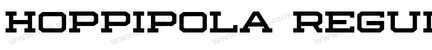 hoppipola RegularEmi字体转换